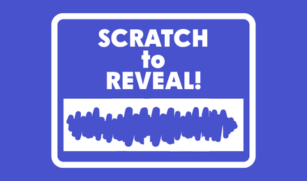Scratch Reveal Card